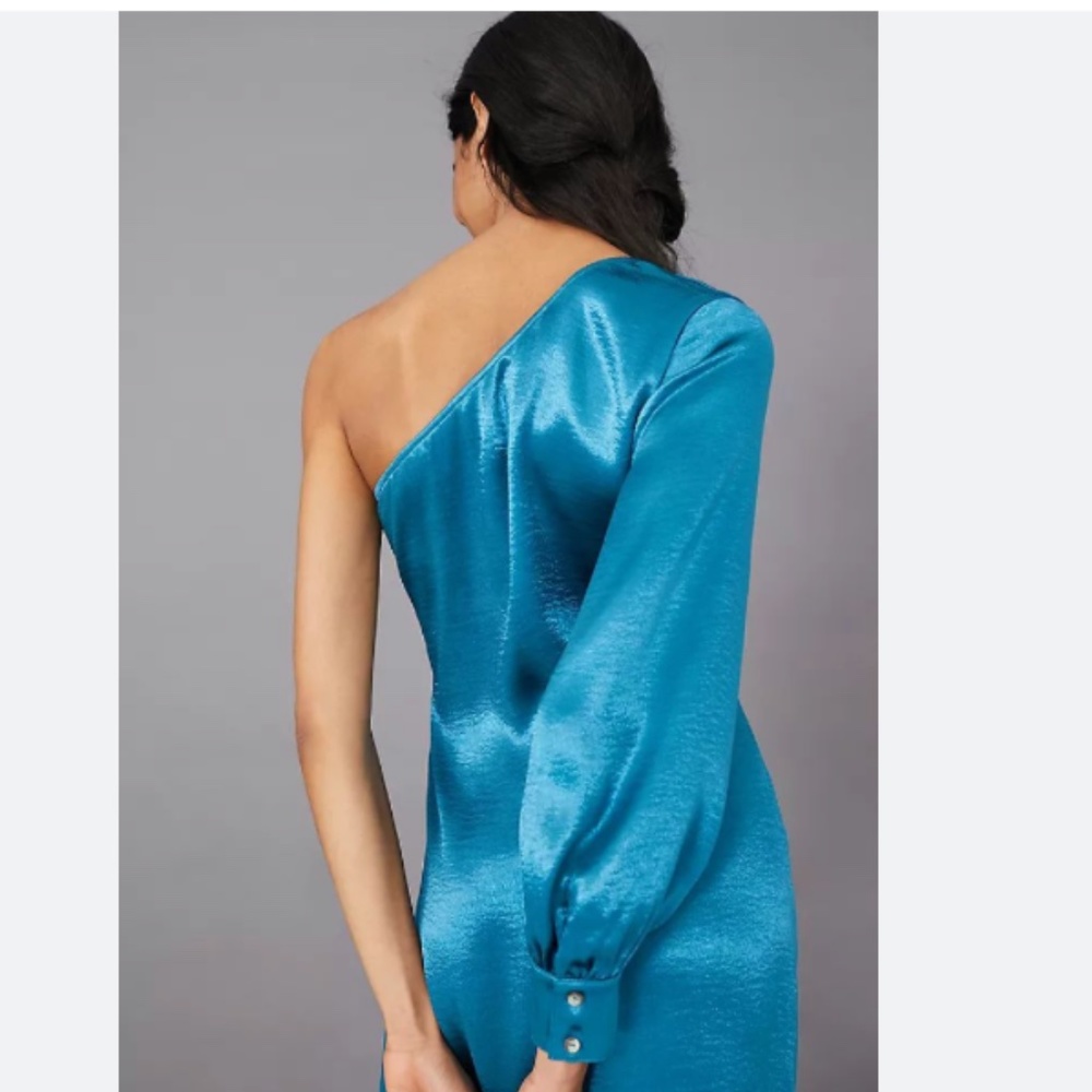 NEW RIVIERA ONE-SHOULDER MAXI DRESS - Picture 2 of 14